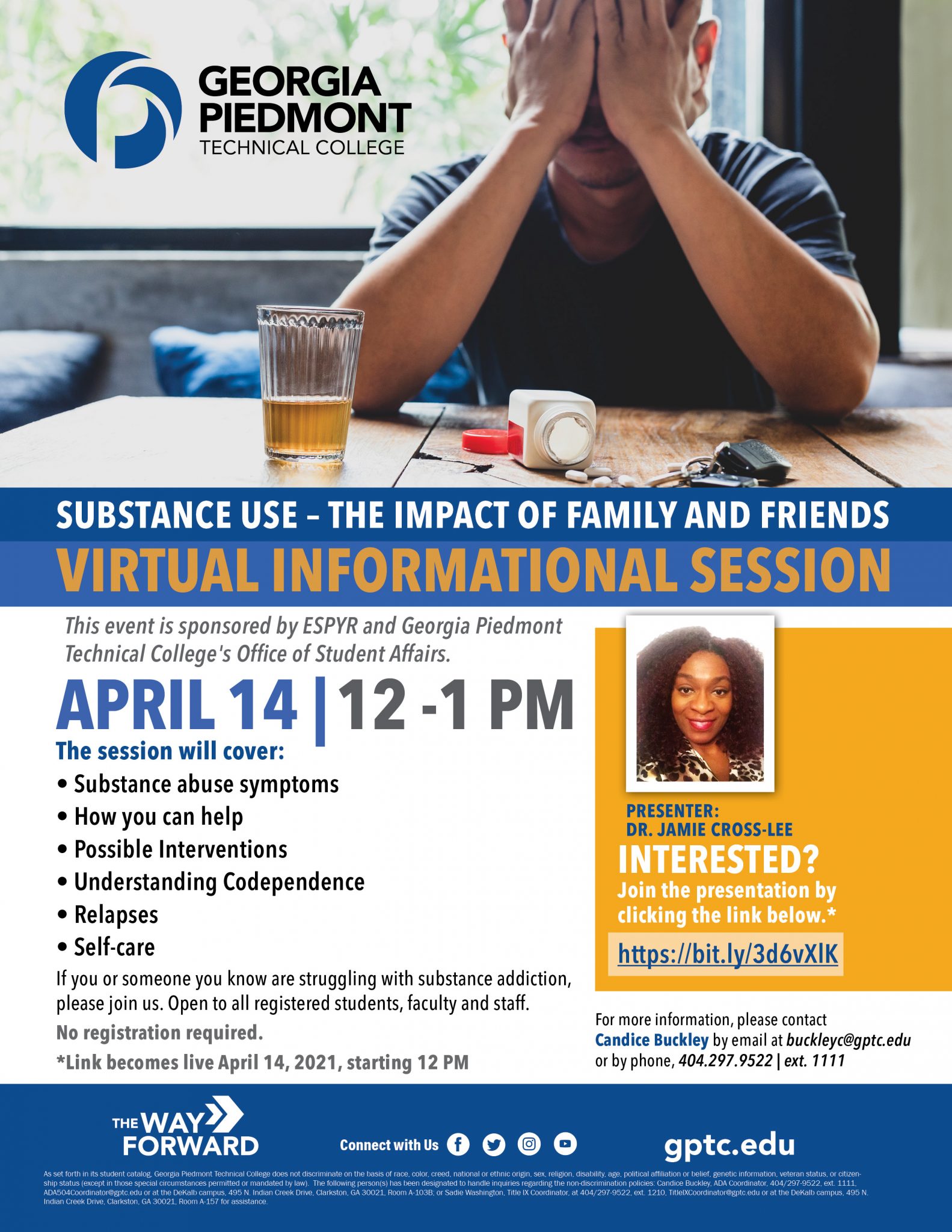 Free Webinar “Substance Abuse The Impact on Family and Friends